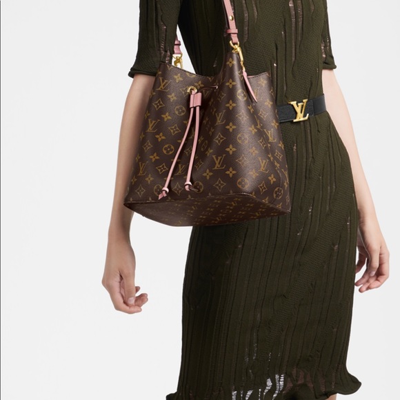 ❌ SOLD: PERFECT CONDITION Louis Vuittton Neonoe Rose Poudré Pink - Picture 2 of 12